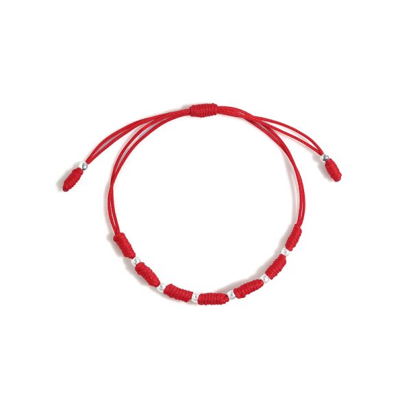 PULSERA ROJA 7 NUDOS