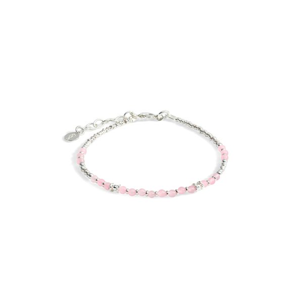 PULSERA CHAQUIRAS CON CUARZO ROSA - Image 2