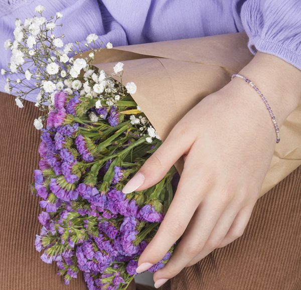 PULSERA CHAQUIRAS CON AMATISTA - Image 3